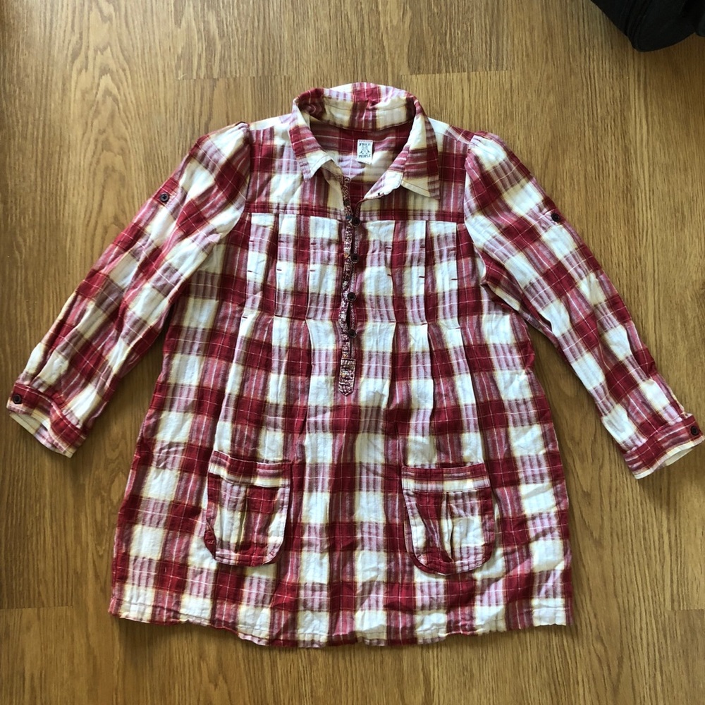 Free people flannel shirt